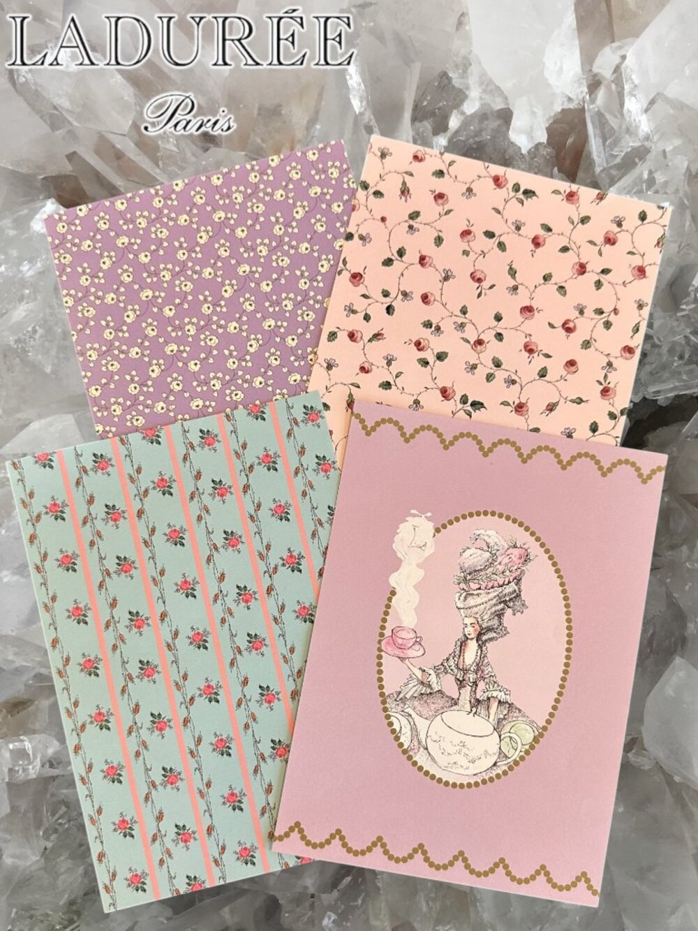 Laduree Stationery/Junk Journaling Pages Set
